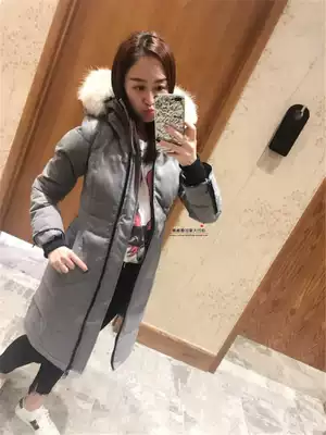 Canadian Goose Canada Goose PEMBINA female black label medium long down jacket Canada