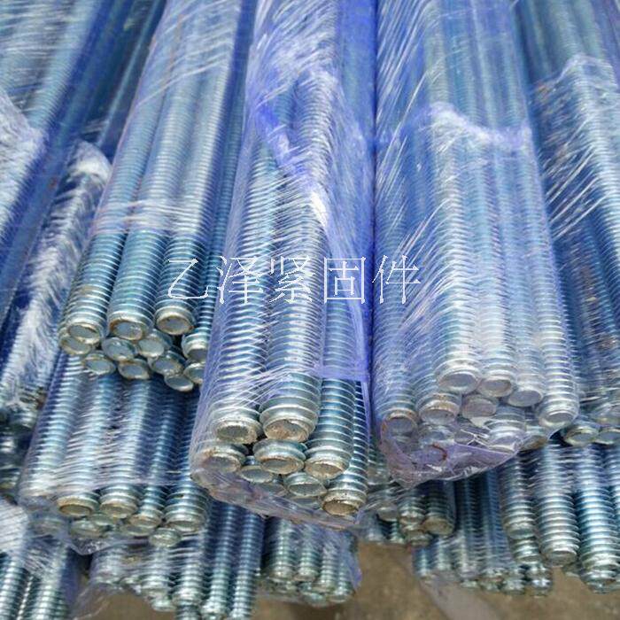 4 8 galvanized screw tooth bar 3 meters screw full tooth threaded rod M3M4M6M8M10M12M16M18M20M36