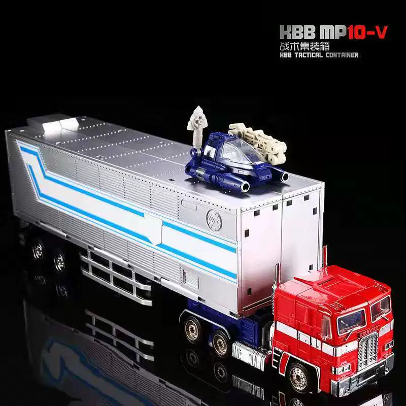 Spot Kubanbao MP10-V Red Optimus Big Pillar Phiên bản hợp kim Biến dạng 5 đồ chơi mô hình Autobot với cabin - Gundam / Mech Model / Robot / Transformers