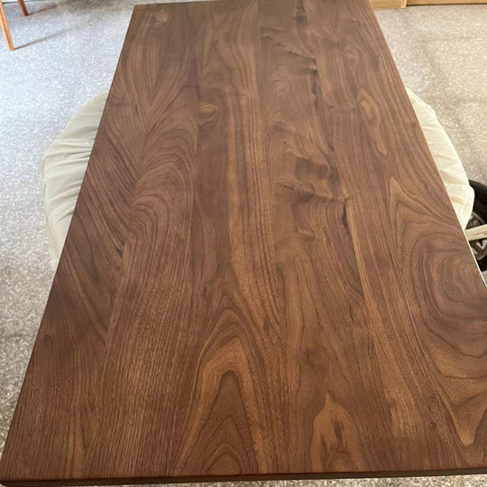 North American black walnut board desktop custom tea table large plate solid wood log ash wood desk bar partition board