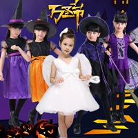Halloween quần áo trẻ em cosplay trang phục phù thủy bat ma cà rồng thiên thần công chúa trang phục cô gái shop quan ao tre em