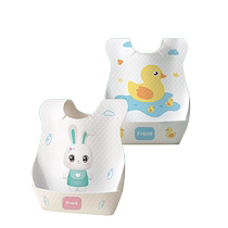 Baby disposable bibs baby food supplements meal pockets no-wash saliva pockets waterproof bibs childrens eating artifacts