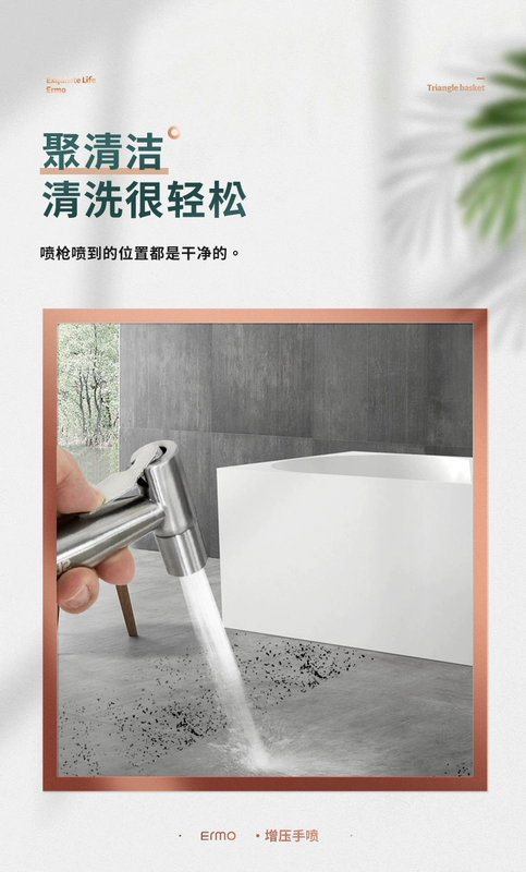 Tăng Áp Cao Cấp Vệ Sinh Xịt Vòi Xả Nhà Vệ Sinh Phòng Tắm Đồng Hành Bidet Súng Phun Nước Vòi Phun vòi xịt bị rỉ nước đầu vòi xịt vệ sinh