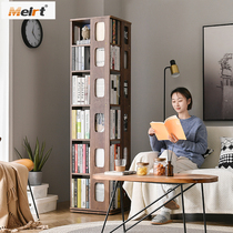 Rotating Bookshelves 360 Degrees Bookcase Floor Shelve Students Living Room Childrens Bookcase Brief Modern Provincial Space