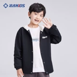 Детская весенняя куртка для школьников, баскетбольная спортивная толстовка с капюшоном для тренировок с молнией для отдыха, тренд сезона