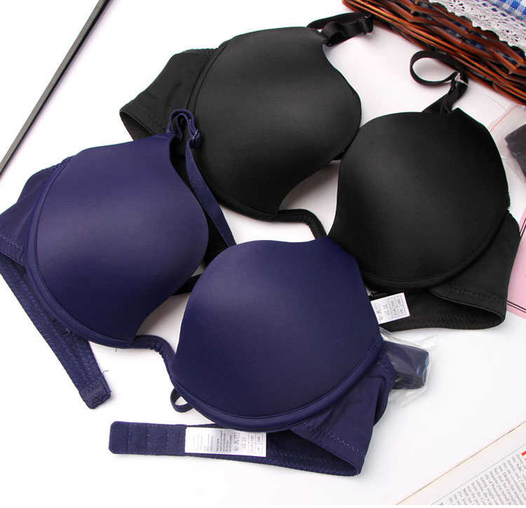 Một nửa áo ngực tập hợp ngực nhỏ gợi cảm chéo 1/2 cup cô gái dày với vành đồ lót thiết lập lại vẻ đẹp nội y đẹp