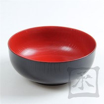 WAN brand exquisite Japanese style black and red two-color rice bowl Lacquer bowl Noodle bowl SOUP bowl 17CM