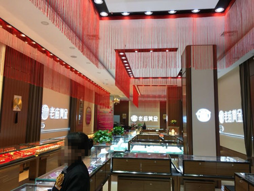 1 meter high short line curtain shopping mall gold jewelry store suspended ceiling tassel curtain hotel wedding stage shopping mall decoration