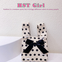 HST Girl romantic flower vest bag series tulip handbag camellia national trend red knitted bag for women