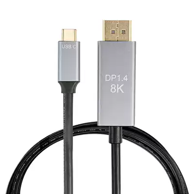 Notebook Type C to Displayport 8K @ 60Hz 1 4 HD audio and video cable engineering adapter wiring