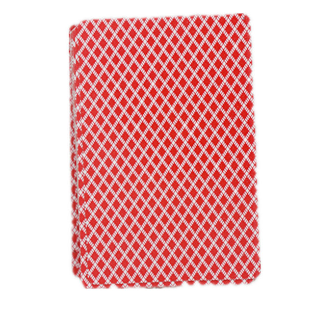 ຈັດສົ່ງຟຣີ Bee Small Playing Cards Red Poker Grid Poker Pattern Poker Cards Diamond Back Pattern Poker