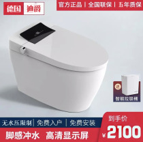 Germany Dijue household intelligent integrated toilet voice control automatic clamshell without pressure limit toilet