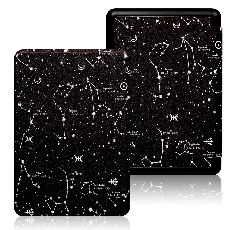 Подходящий чехол-защитная крышка для Kindle Paperwhite6 Amazon kpw5 e-book Kpw3 кожаный чехол молодежная версия 2024 12-е поколение раскрашенная крышка 2022 вход версия Migu версия оболочка 11-е поколение оболочка
