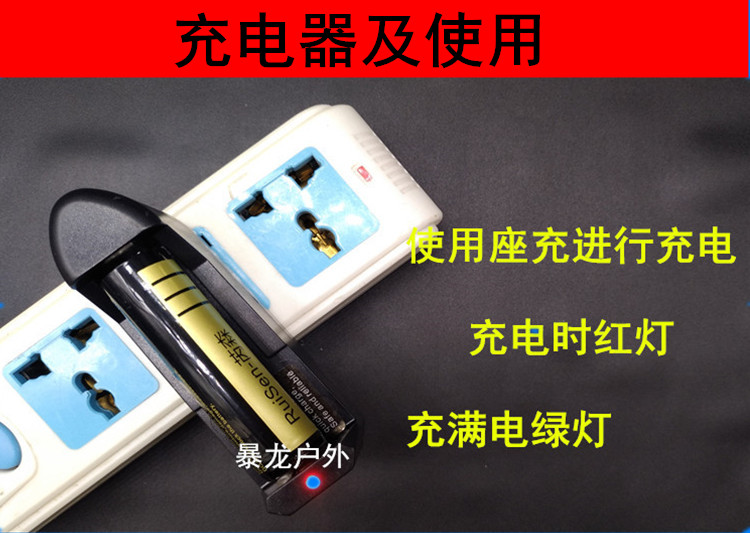 Đèn pin đôi nguồn sáng đôi màu vàng và trắng đôi đèn led ngoài trời L2 đèn pin 3 đầu