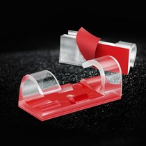 Wire clip black fiber cable clip fixed flat adhesive hook wall interior wall new self-adhesive wire kitchen