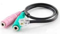 IP-CS04 Cisco Cisco IP phone voice headphone switching line RJ9 4P4C turns 3 5mm
