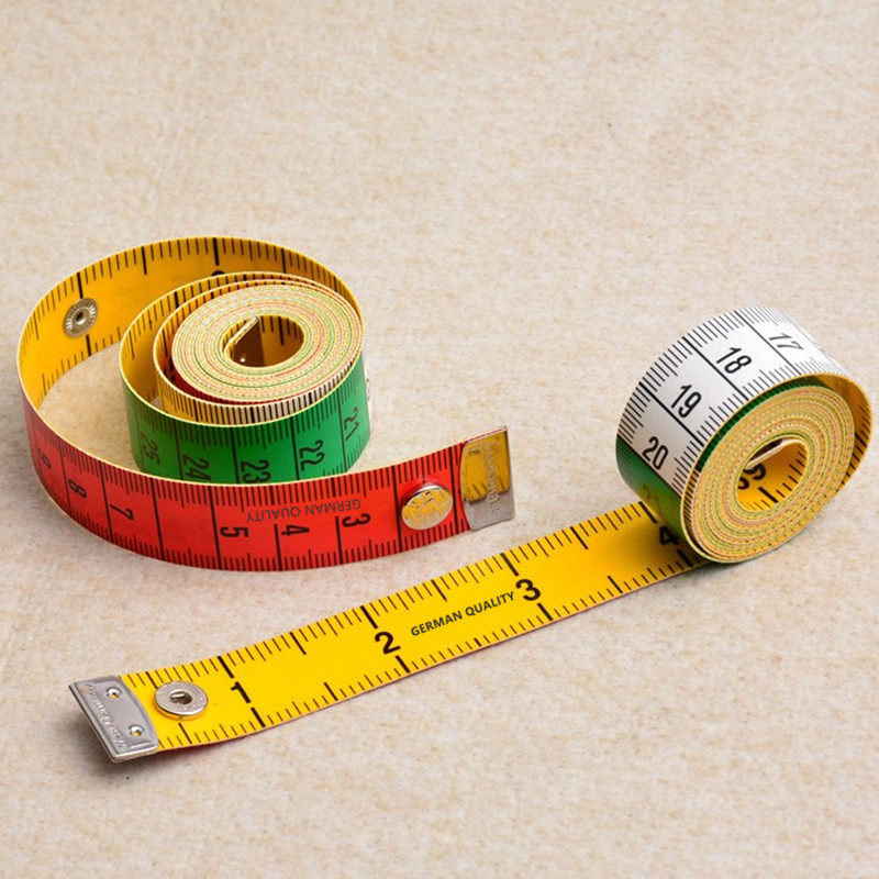 German quality tape measure, tape measure, clothing ruler, waist measure, garment ruler, tailor ruler, soft leather ruler, color ruler, measuring ruler