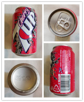 2007 UK 7UP Cherry Flavor Steel Tcan Single Tank Water Empty Tank Collection