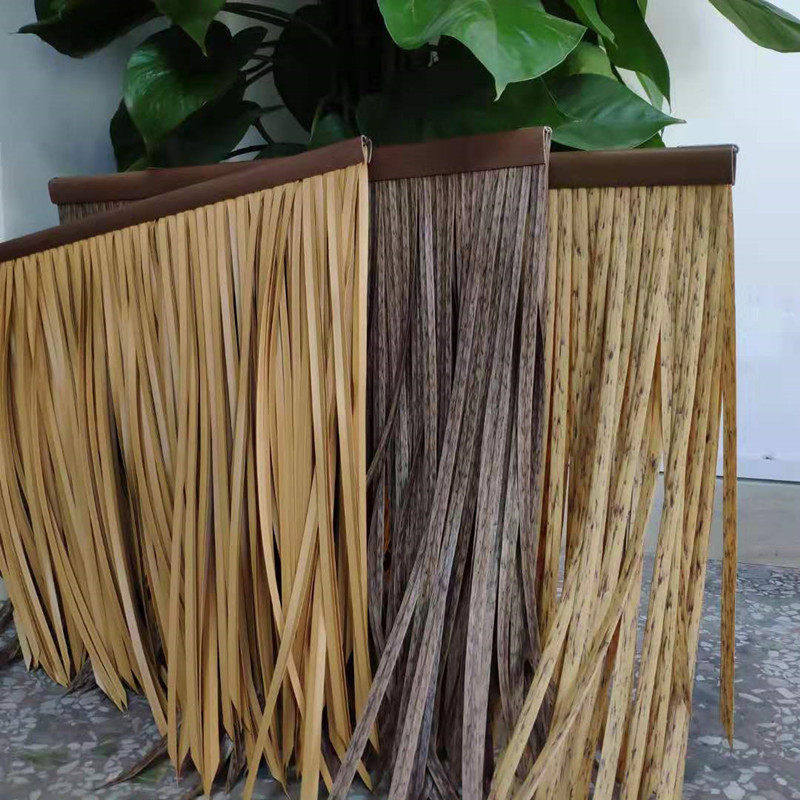 Simulation thatched roof thatched cottage hut hut wooden house artificial fur grass beach sunshade leisure farm decorative plastic grass