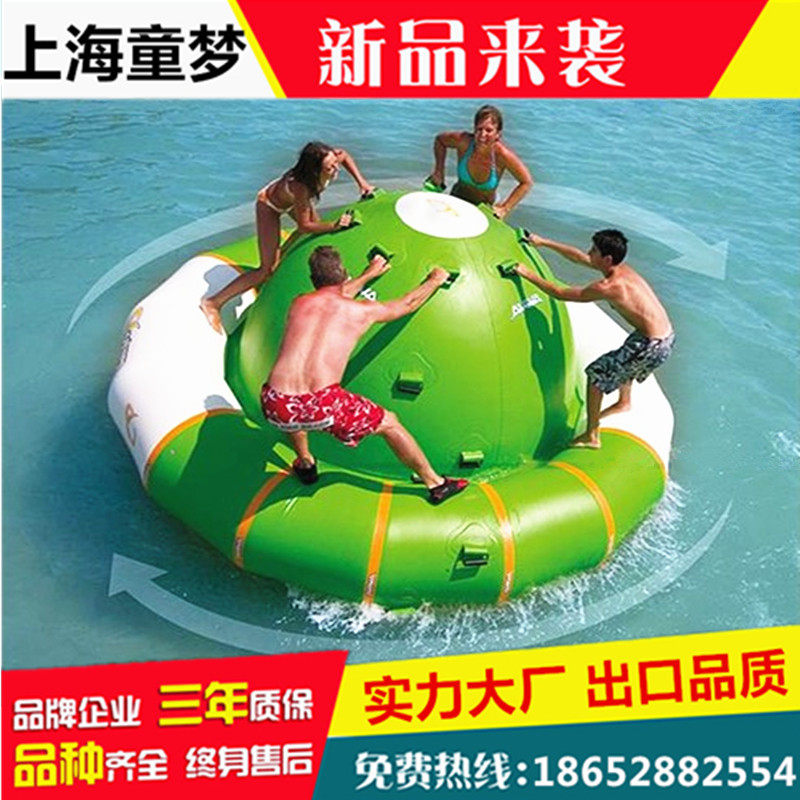 Water top inflatable iceberg rock climbing floating object large adult pool break-through combination amusement park toy equipment