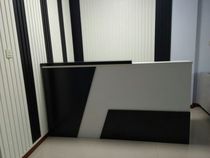 Front desk Reception desk Bar counter cashier Information desk counter desk Reception desk Welcome desk Office desk Paint custom Guangzhou