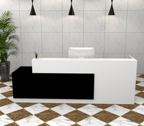 New fashion Front desk desk Front desk Reception desk Information desk desk Cashier Bar table Front desk Guangzhou