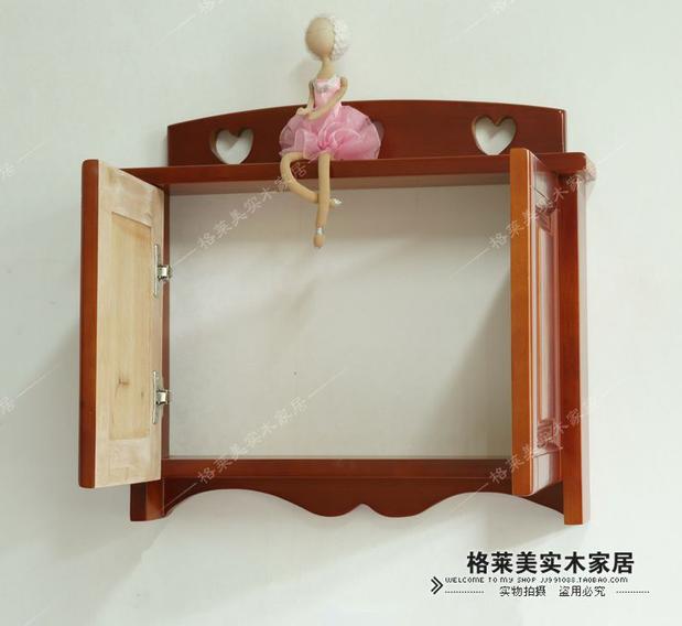 Gỗ rắn sáng tạo vườn tường mét hộp điện lá chắn hộp phân phối hộp trống hộp hộp bìa hộp trang trí có thể được tùy chỉnh - Cái hộp hộp đựng đồ trang điểm bằng gỗ