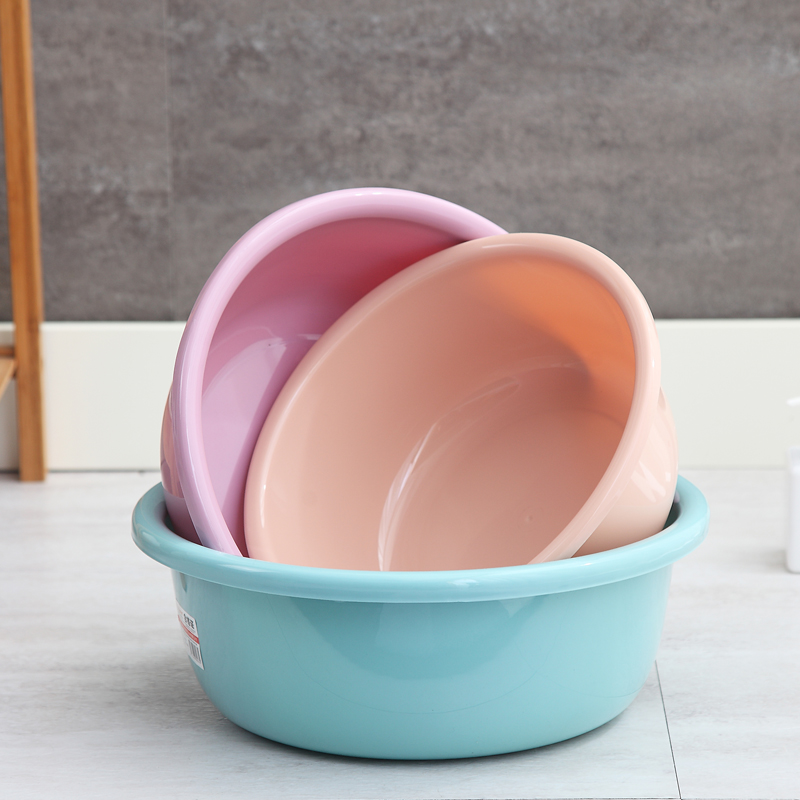 Large thickening basin household adult plastic wash basin baby wash basin students children's pelvic plastic basin