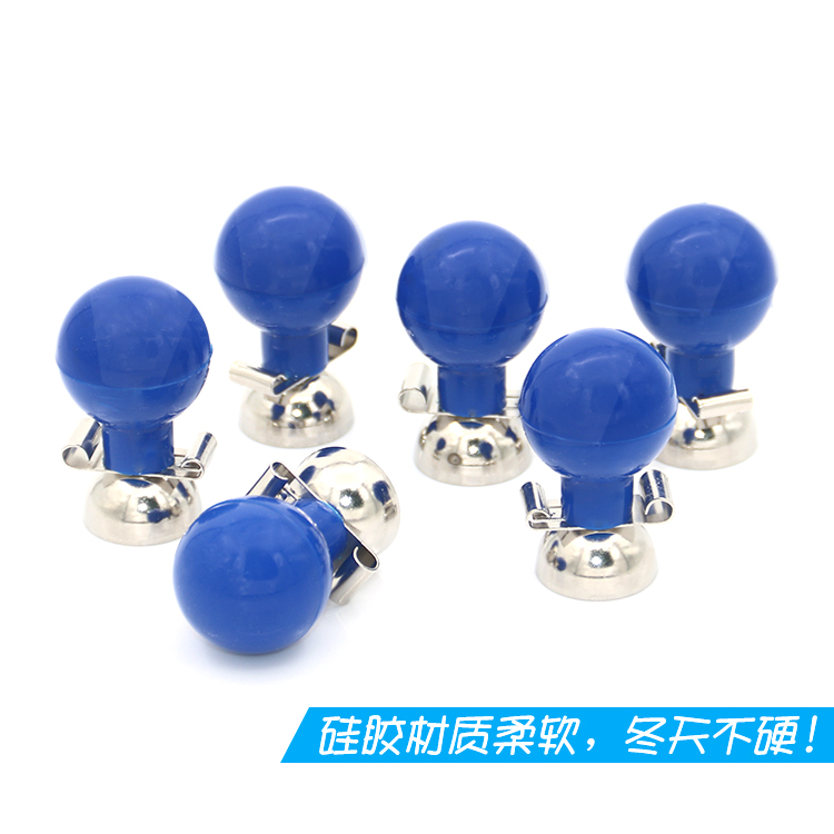 ECG machine lead wire accessories soft ball gray dual-use suction ball 3 0 4 0 universal chest electrode ball