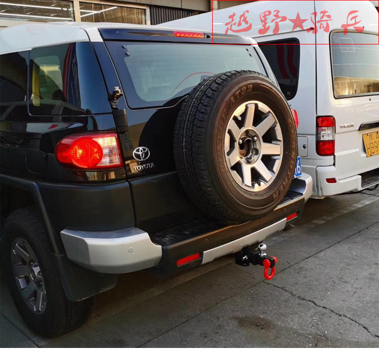 Тягово 适用于toyotafjcruiser改装专用拖车杠19款fj短款方口杠拖车钩牵引房