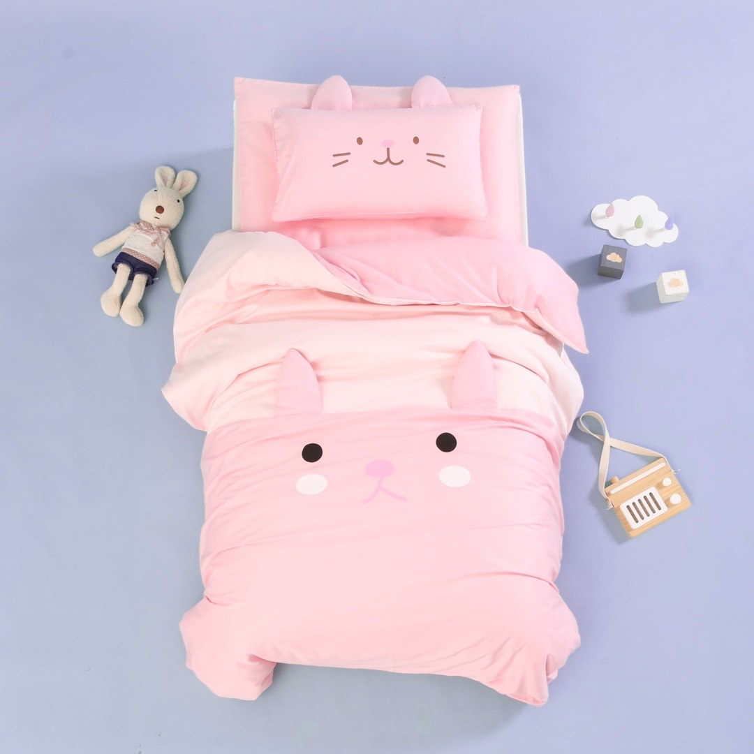 Children enter the kindergarten quilt three-piece set kindergarten bedding six-piece cotton set baby bedding