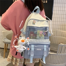 Campus backpack for female junior high school students backpack for primary school students schoolbag for middle school students cute girls light large-capacity schoolbag