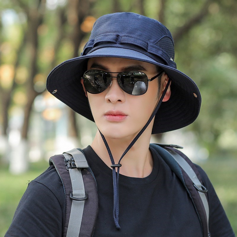 Hat Men Summer Outdoor Sun Breakfast Cap Men and Women Cycling Tour Cap Fisher Hat Mountaineering Fishing Sun Cap