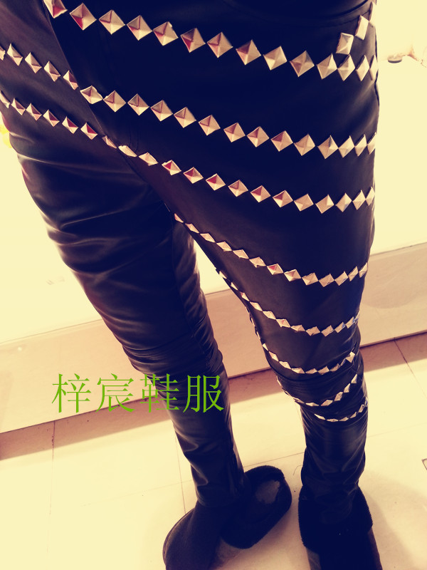 Pantalon cuir homme - Ref 1485676 Image 18