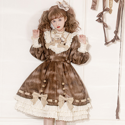 taobao agent Cute dress, long sleeve, Lolita style