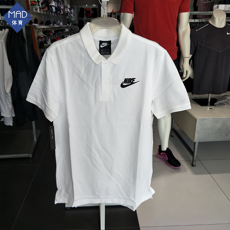 NIKE Nike 2019 hè mới giản dị thoáng khí cho nam áo thun thể thao tay ngắn Áo sơ mi POLO 909747-010 - Áo polo thể thao áo phông nam polo