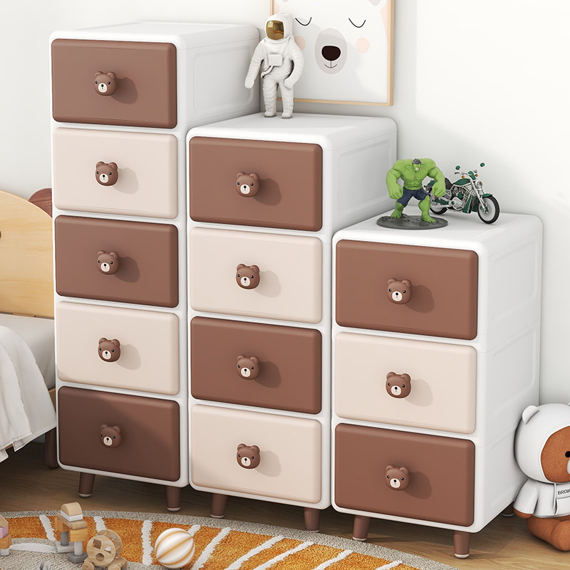 Multilayer children's toy containing layer shelving shelf home storage cabinet Baby finishing containing box layered bookshelf