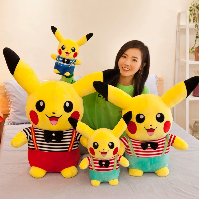 Pikachu đồ chơi sang trọng pikachu búp bê búp bê dễ thương cô gái ngủ gối trẻ em - Đồ chơi mềm