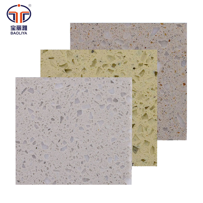 Polaria quartz stone kitchen countertop bathroom background wall island countertop