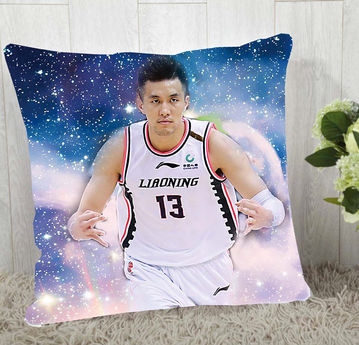 Living room sofa basketball star CBA Guo Ailun Yi Jianlian pillow pillow cushion pillowcase to map to order