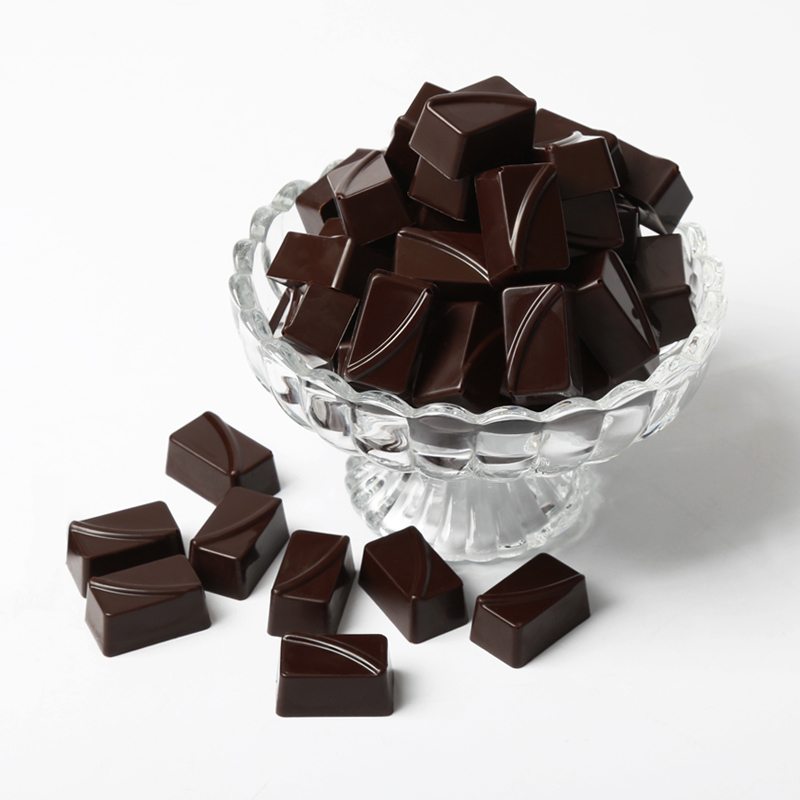 Amoyuu Handmade Pure Dark Chocolate Bitter Xylitol Pure Cocoa Butter Bagged Holiday Snacks 750g
