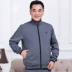 Quần áo thể thao nam trung niên phù hợp với mùa thu đông Áo khoác đôi