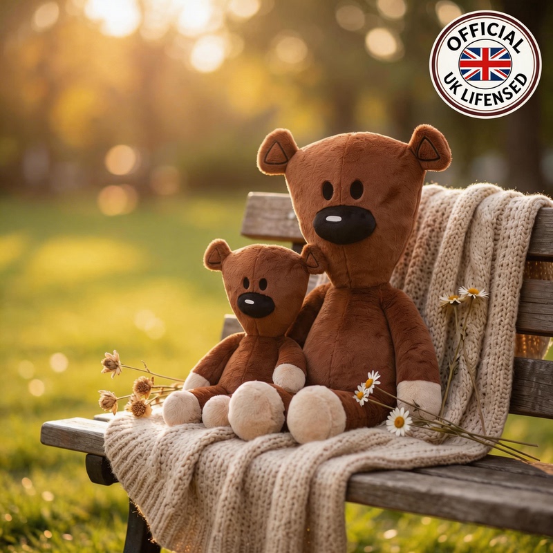 Original British Genuine Mr. Bean Teddy Bear, Same Style as Mr. Bean, Plush Doll Toy Gift