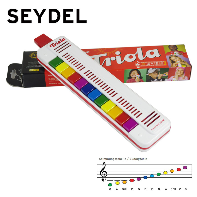 Germany imported SEYDEL children's musical instrument harmonica Triola12 children Christmas birthday gift