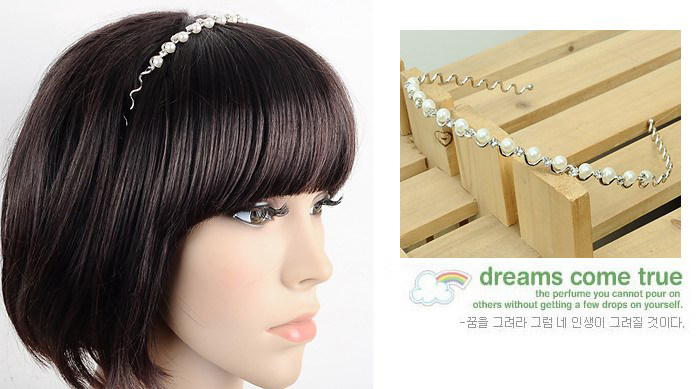 Accessoire coiffure en perlé - Ref 1203291 Image 4