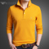 Chiamania áo thun dài tay cotton cotton ve áo polo mùa thu nam xu hướng lỏng lẻo trên quần áo ao polo nam Polo