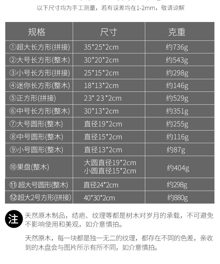 Gỗ óc chó màu đen khay gỗ hình chữ nhật hộ gia đình rắn gỗ đặt gỗ nhỏ khay gỗ đĩa trà khay gỗ Nhật Bản - Tấm khay trà gỗ đẹp