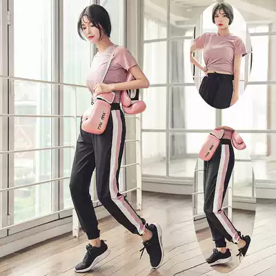 Summer yoga suit women fashion loose two-piece running fitness exercise breathable quick-drying beginner sexy