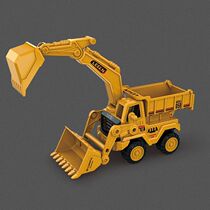 Inertia car toy car boy children simulation engineering vehicle excavator bulldozer dump truck model puzzle