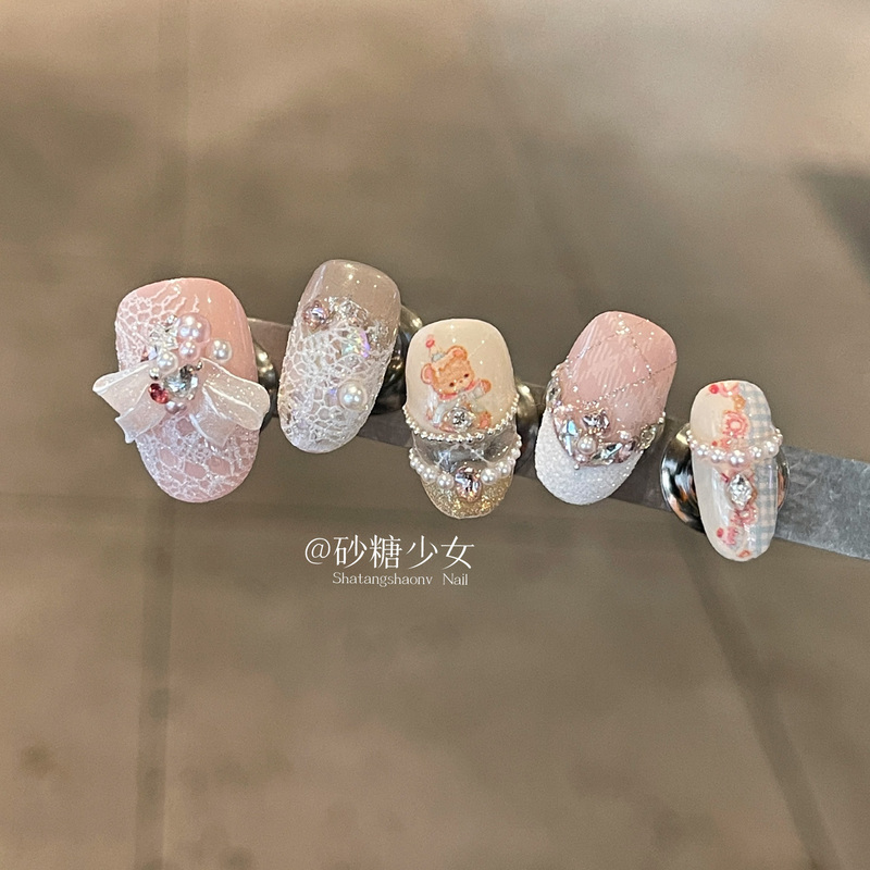 White French Style Short Press-On Nails 2026 New High-End Nail Patches Autumn and Winter Handmade Cat Eye Press-On Nails White French Style Short Press-On Nails 2026 New High-End Nail Patches Autumn and Winter Handmade Cat Eye Press-On Nails